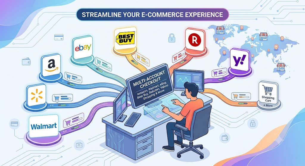 ÐœÑƒÐ»ÑŒÑ‚Ð¸Ð°ÐºÐºÐ°ÑƒÐ½Ñ‚ Ð½Ð° Amazon, Walmart, eBay, Best Buy, Rakuten Ð¸ Ð´Ñ€ÑƒÐ³Ð¸Ñ… Ð¿Ð»Ð°Ñ‚Ñ„Ð¾Ñ€Ð¼Ð°Ñ…