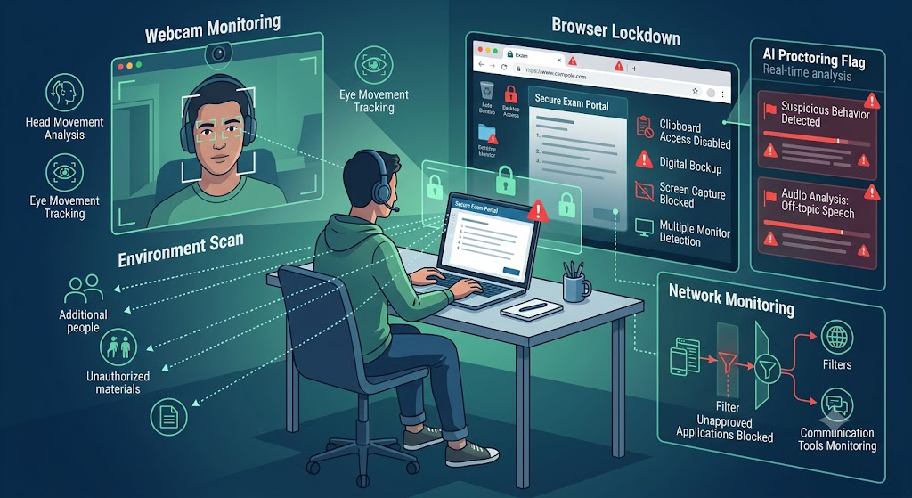 ÐžÐ±Ñ…Ð¾Ð´ SEB, ProctorU, Respondus LockDown Browser, ExamSoft Ð¸ Ð¿Ð»Ð°Ñ‚Ñ„Ð¾Ñ€Ð¼ Ð¾Ð½Ð»Ð°Ð¹Ð½-Ð¿Ñ€Ð¾ÐºÑ‚Ð¾Ñ€Ð¸Ð½Ð³Ð°