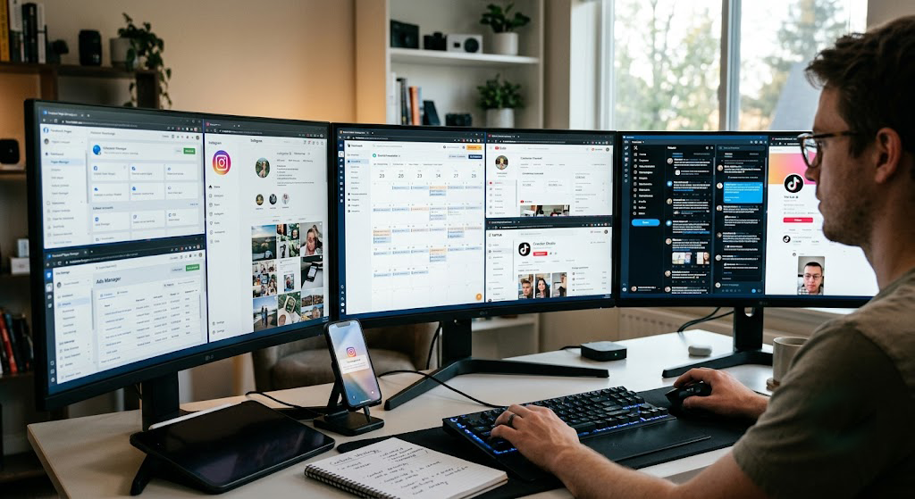Ð¡Ð¾Ð·Ð´Ð°Ð½Ð¸Ðµ Ð¸ Ñ„Ð°Ñ€Ð¼ Ð¼ÑƒÐ»ÑŒÑ‚Ð¸Ð°ÐºÐºÐ°ÑƒÐ½Ñ‚Ð¾Ð² Facebook, TikTok, Instagram, Twitter, YouTube Ñ DogAnty