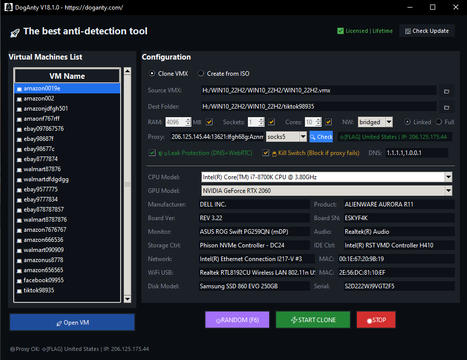 DogAnty Interface